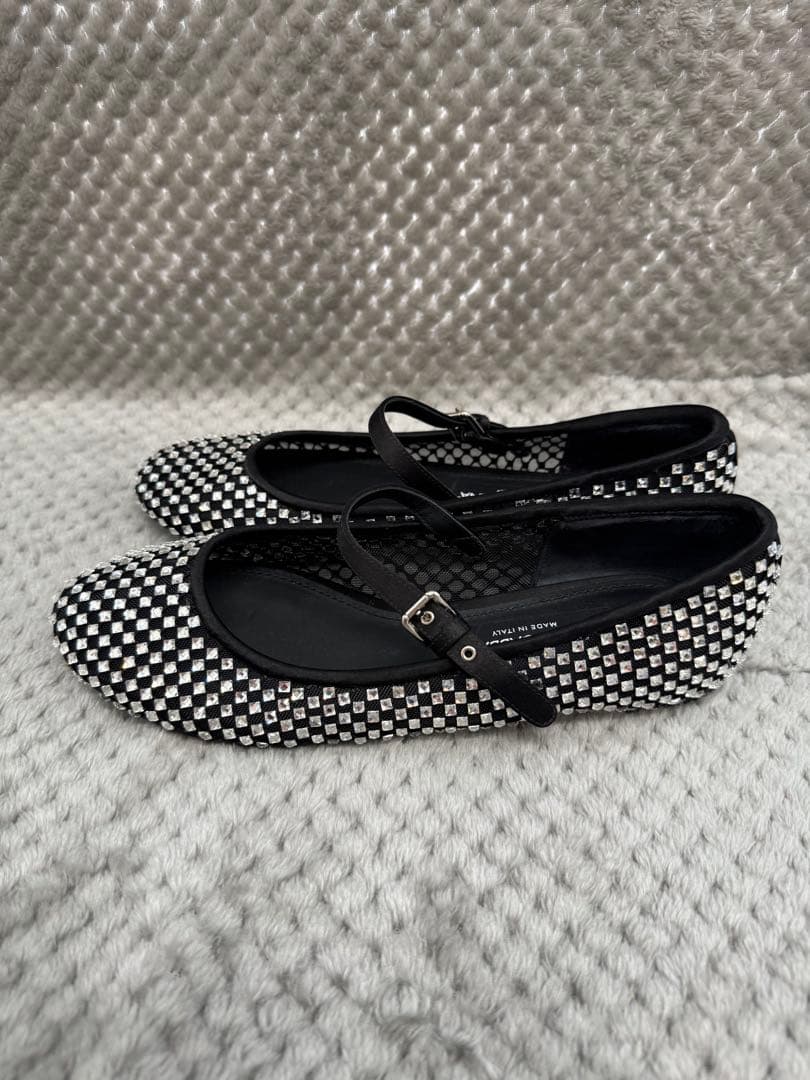 DOLCE&GABBANA ドルチェ&ガッバーナ　ラインストーン　バレリーナ