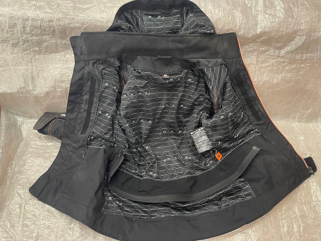 HYOD メッシュジャケット フード テキスタイル レザー