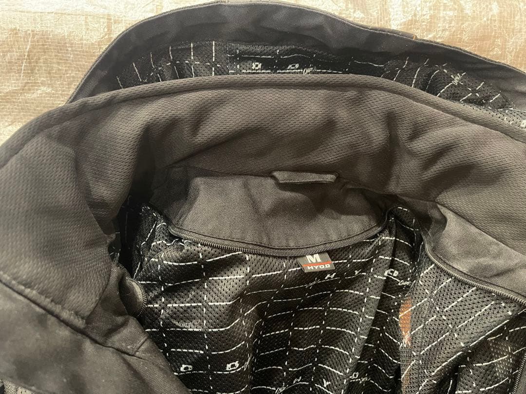 HYOD メッシュジャケット フード テキスタイル レザー