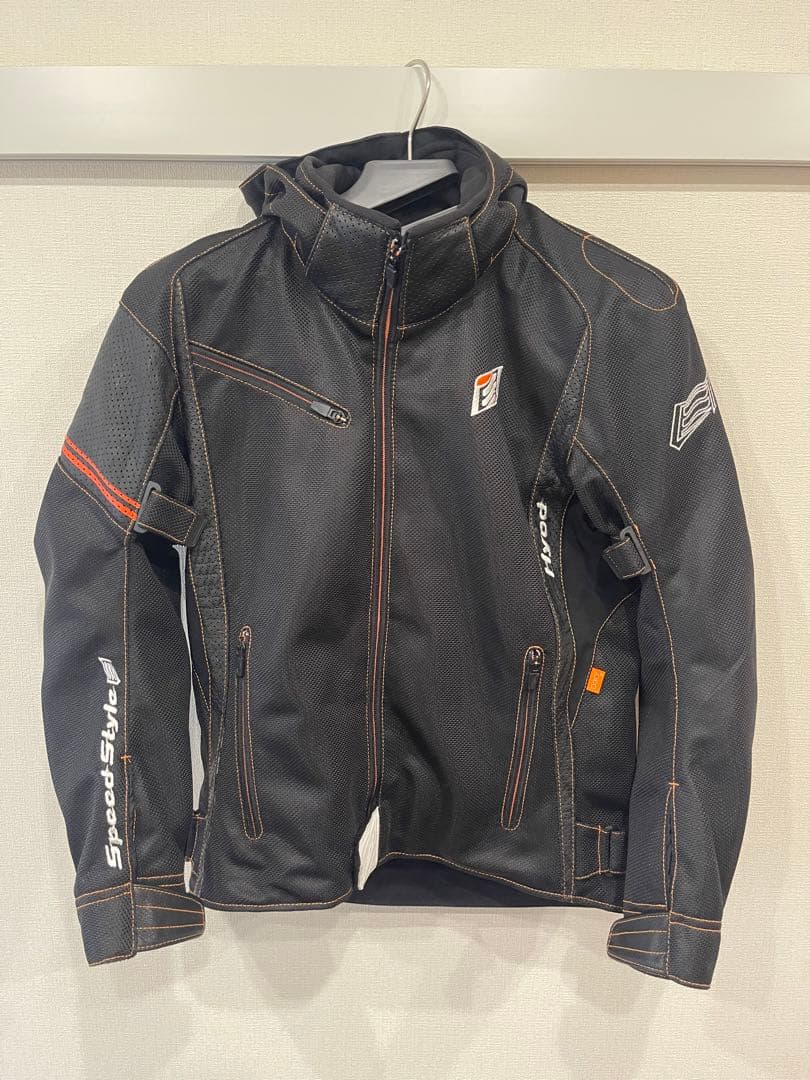 HYOD メッシュジャケット フード テキスタイル レザー