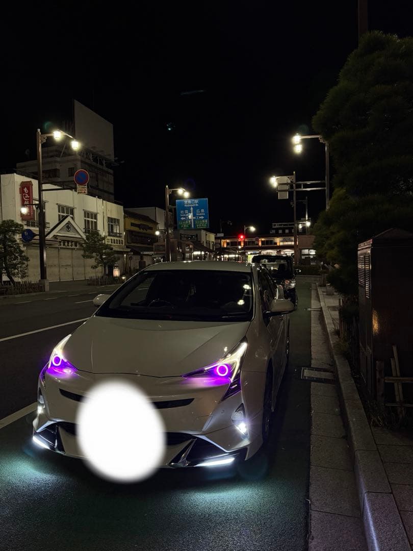 トヨタ プリウス50LEDヘッドライトイカリング ぷりきゅあ