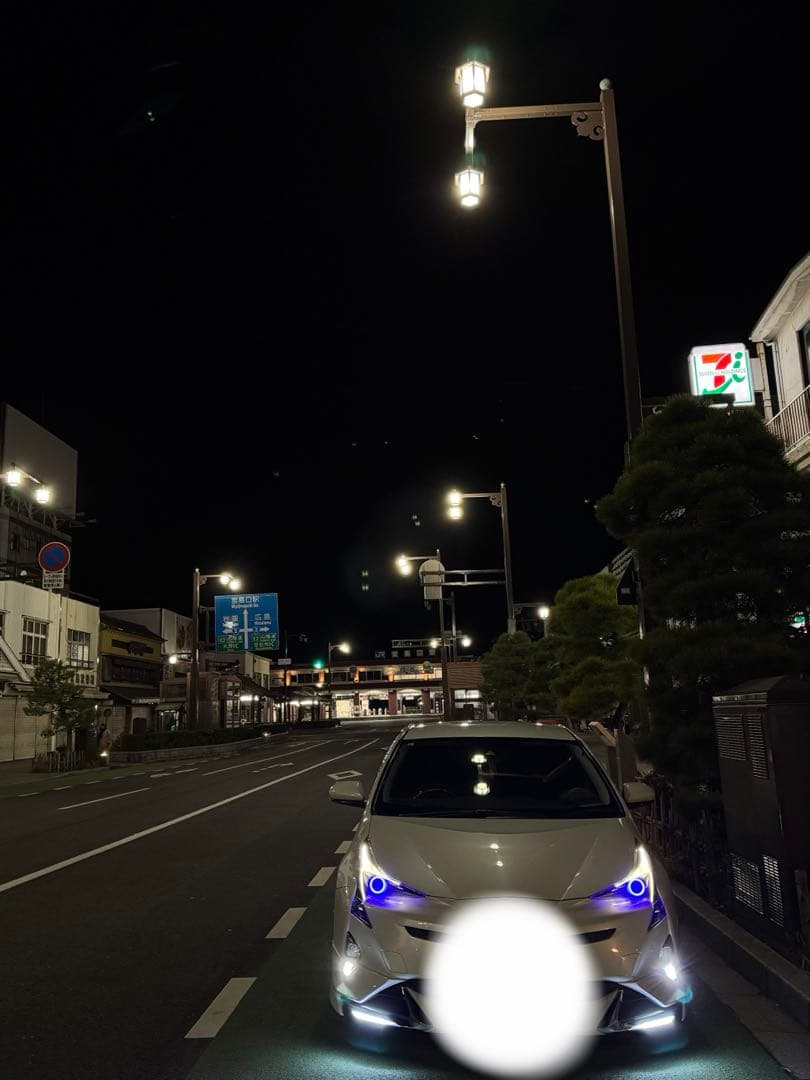 トヨタ プリウス50LEDヘッドライトイカリング ぷりきゅあ