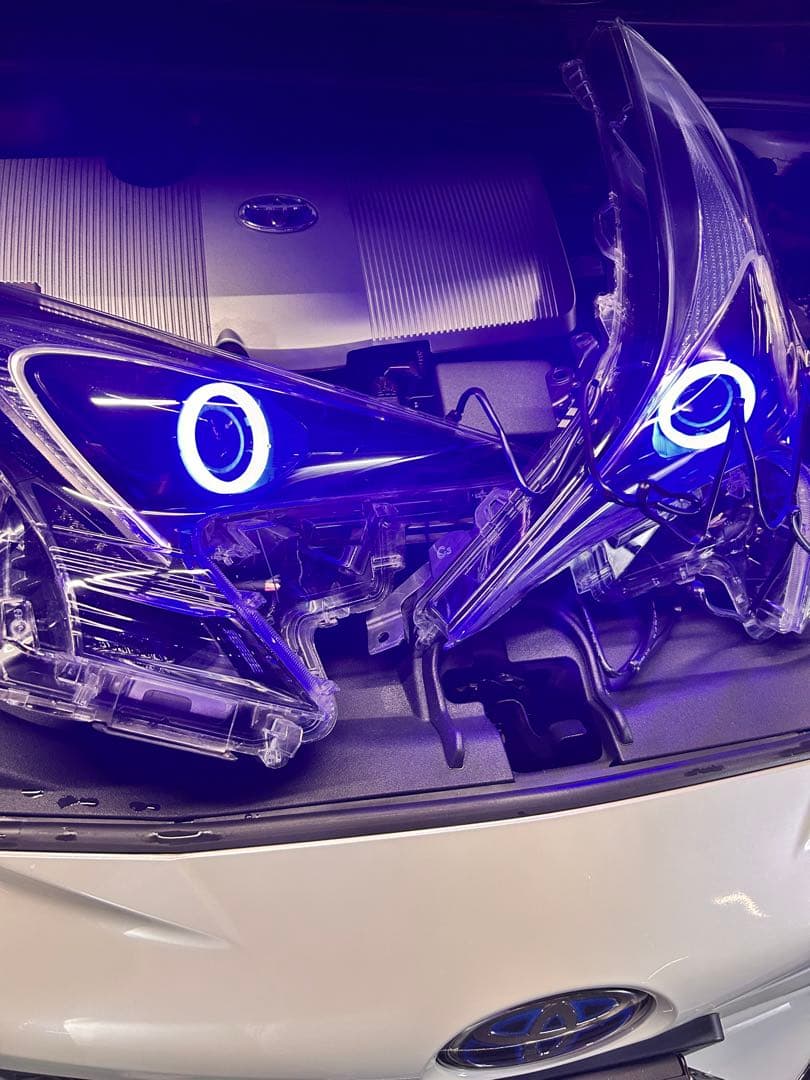 トヨタ プリウス50LEDヘッドライトイカリング ぷりきゅあ