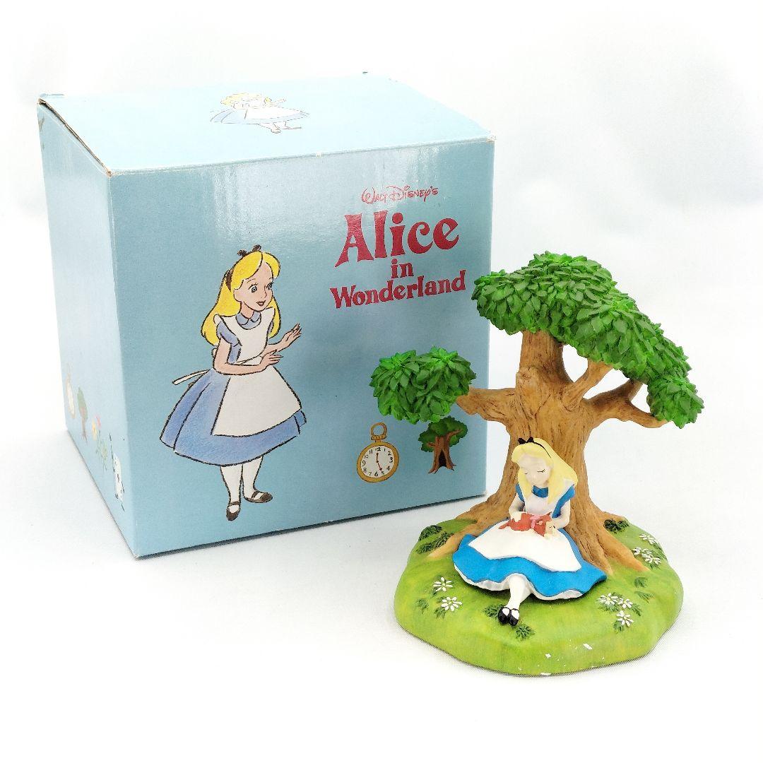 ディズニー 不思議の国のアリス 置物 フィギュア ポリレジン製