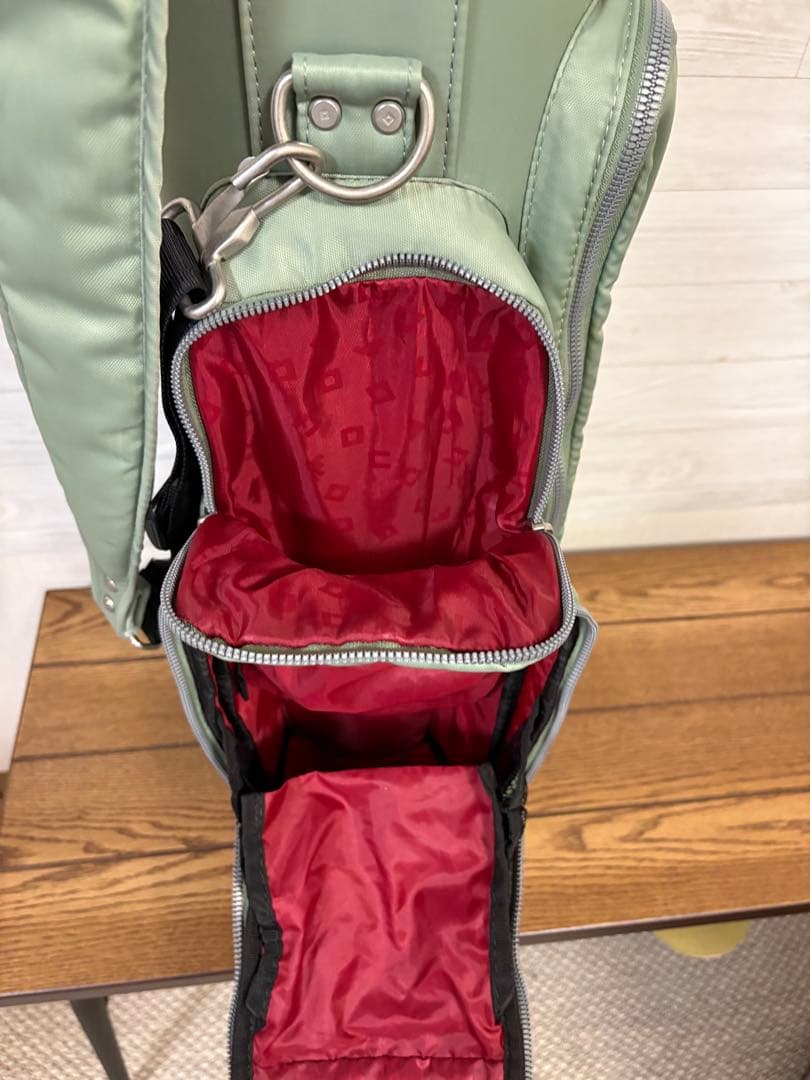 ★オノフ ★ONOFF キャディバッグ モスグリーン軽量 ７型 ➕アイアンカバー