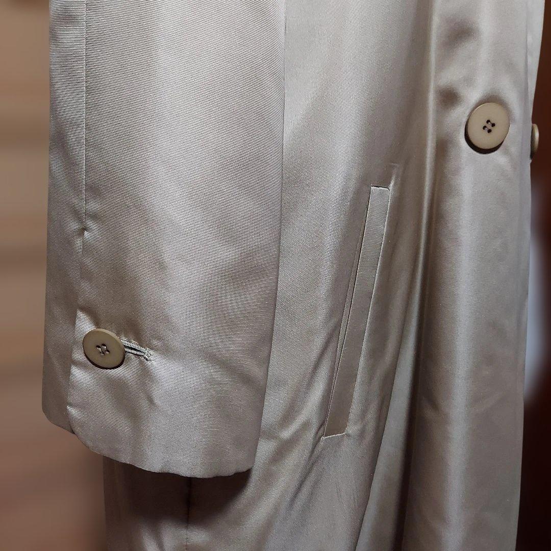 ミンク襟フォックスライナーシルク100%コートKIMIJIMA*えりか*