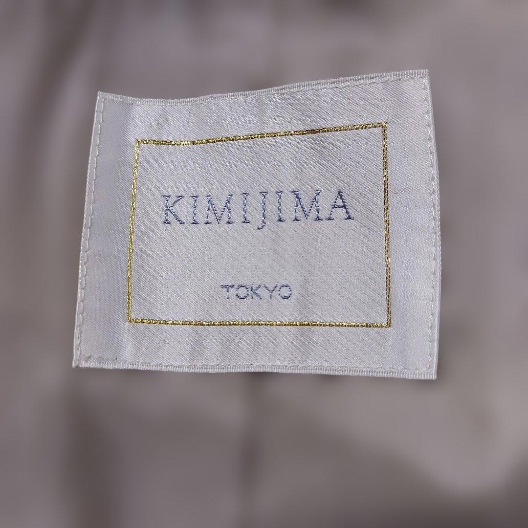 ミンク襟フォックスライナーシルク100%コートKIMIJIMA*えりか*