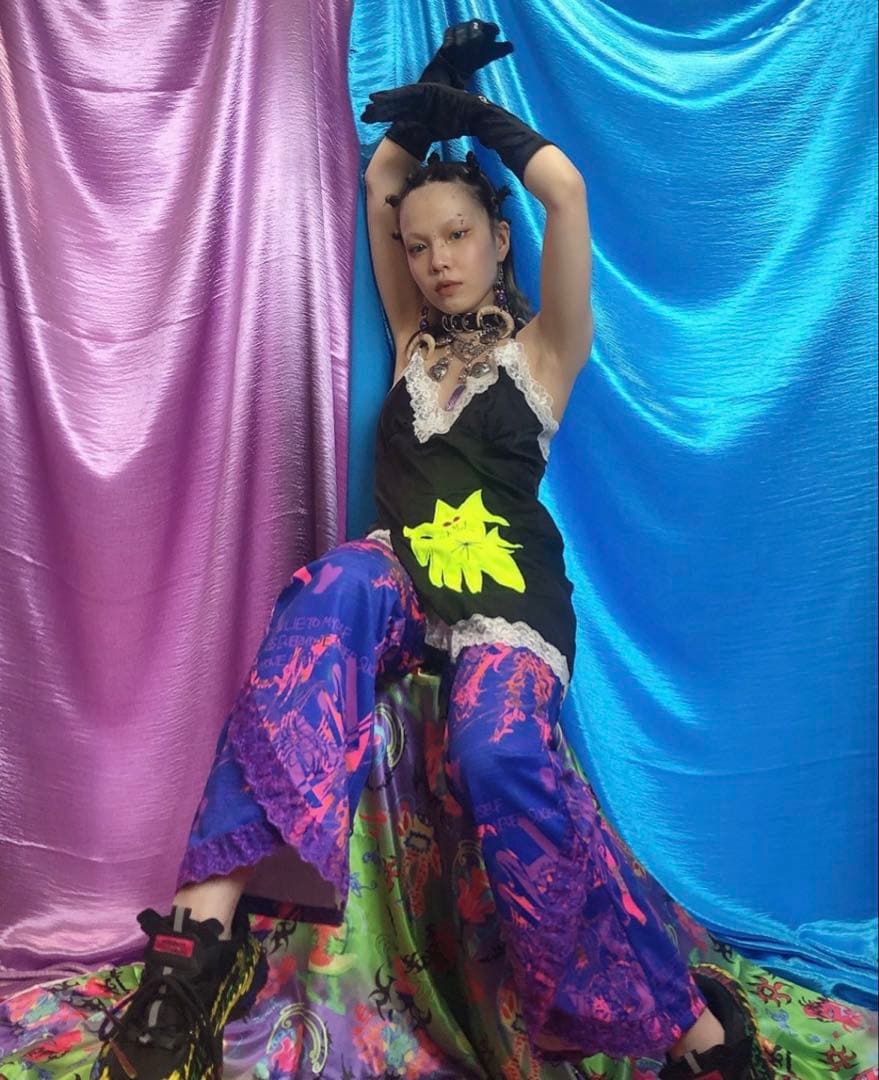 KOBINAI コビナイ　サイケパンツ　未使用タグ付き