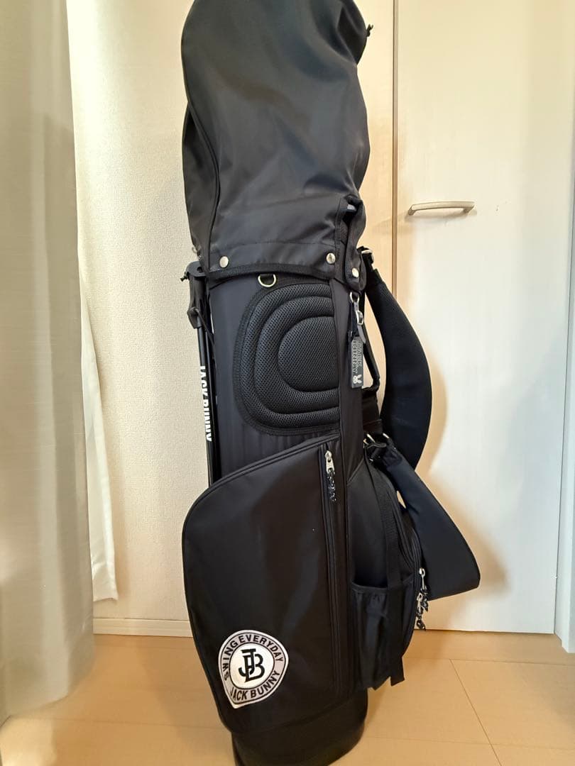 【極美品】JACK BUNNY スタンド式キャディバッグ ブラック