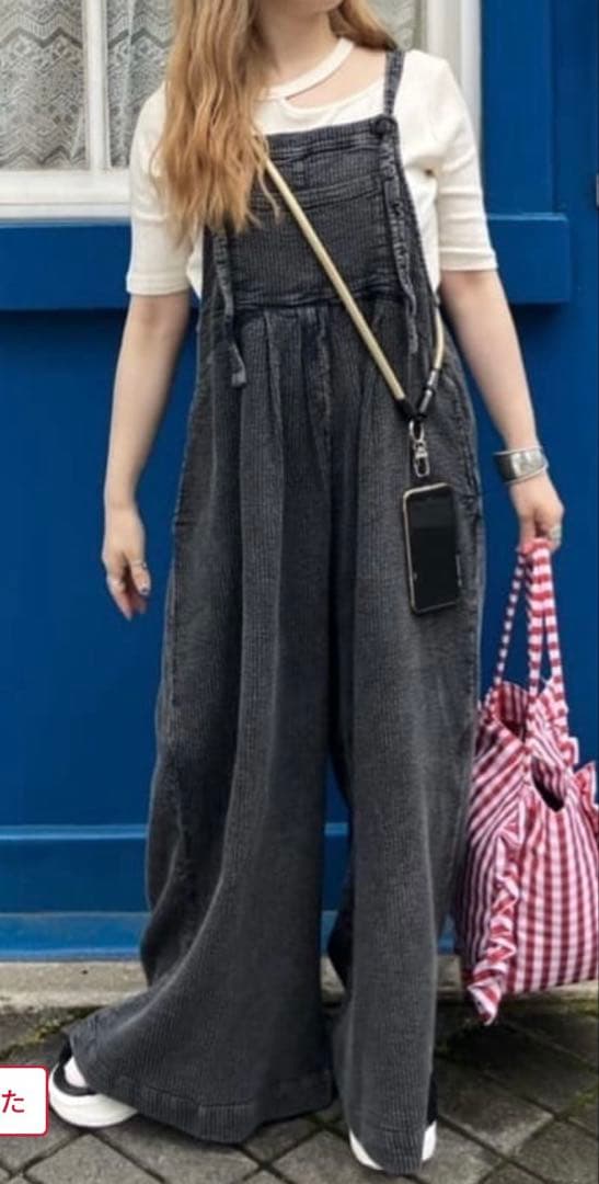 【新品未開封】Freada インドダブルガーゼフレアサロペット定価16500円