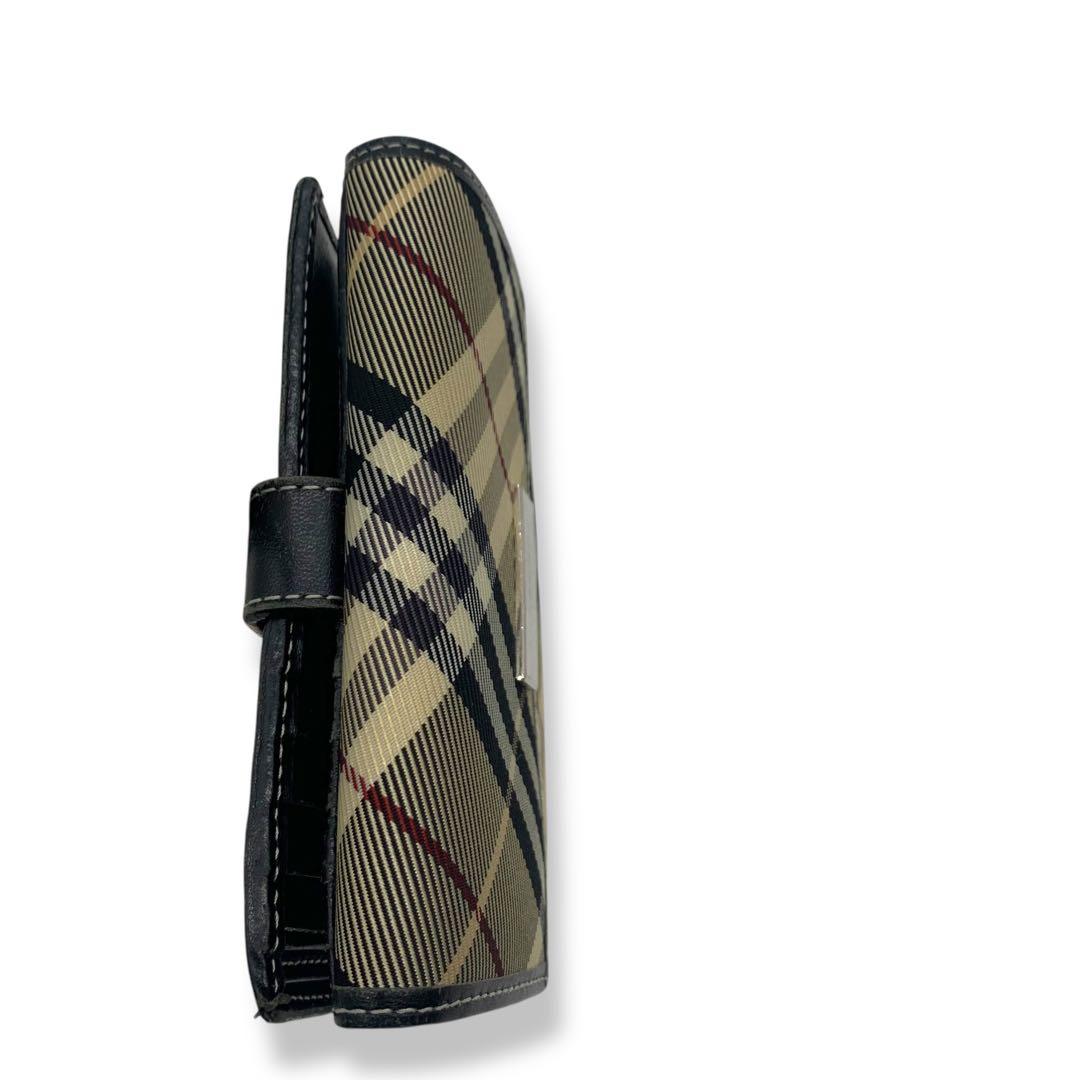 Burberry Blue Label チェック柄 二つ折り財布