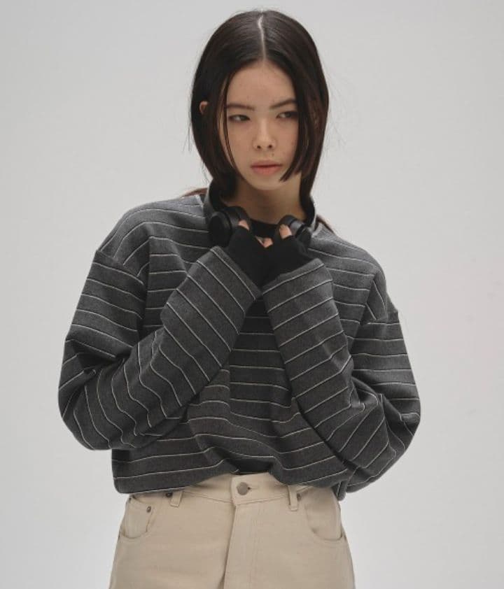 【未使用品】TODAYFUL Border Long T-shirts グレー