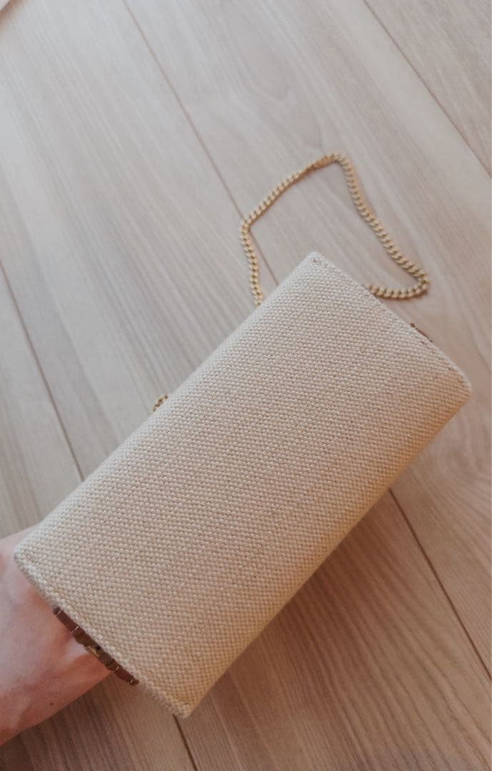 Celine チェーン付きクラッチ キュイル トリオンフ