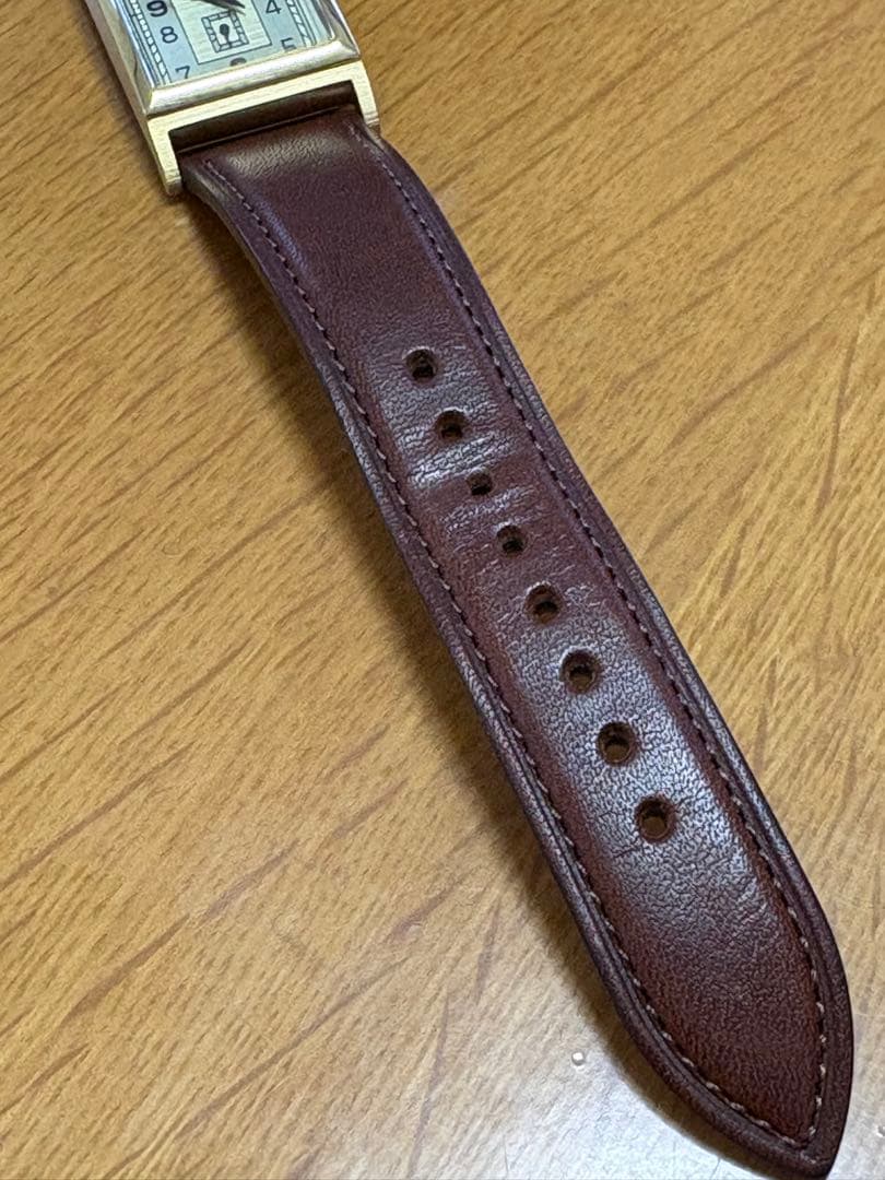 LIP/リップ チャーチル T18 ゴールド/ダークブラウンレザー