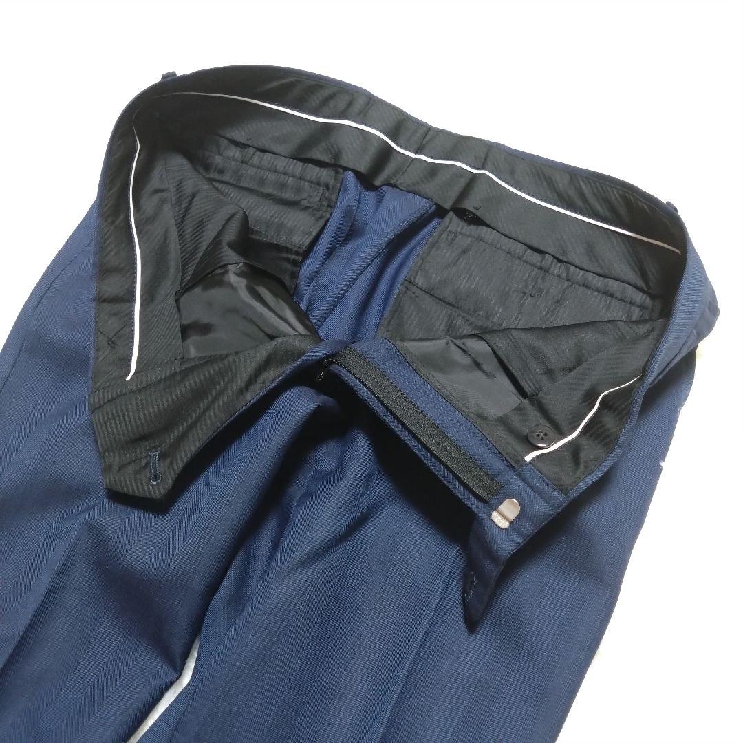 美品 スーツセレクト スリーピーススーツ セットアップ ネイビー L相当