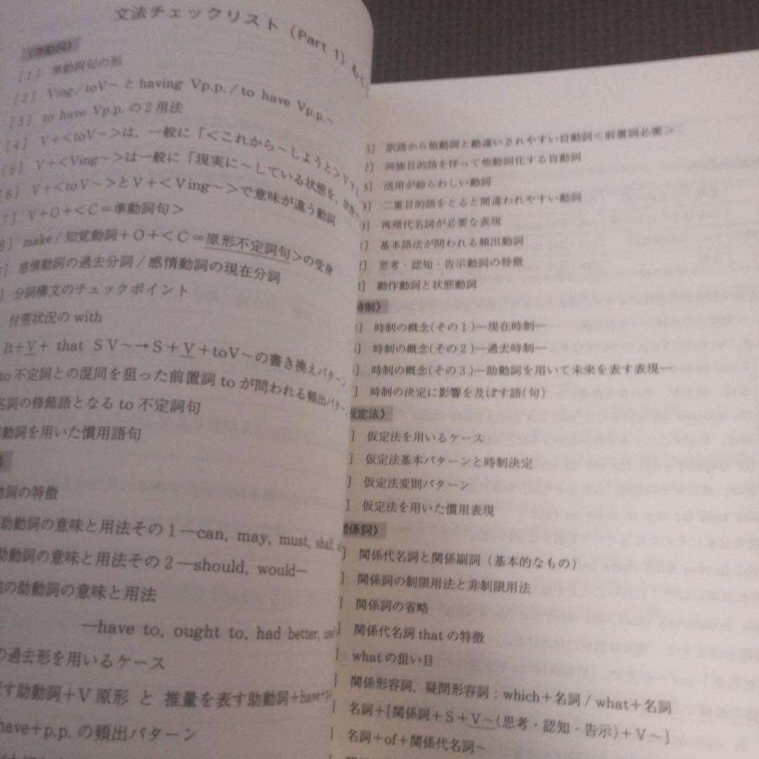 【書込なし・圧巻付録】代ゼミテキスト　早慶上智大英語文法・語法　夏期　佐々木和彦