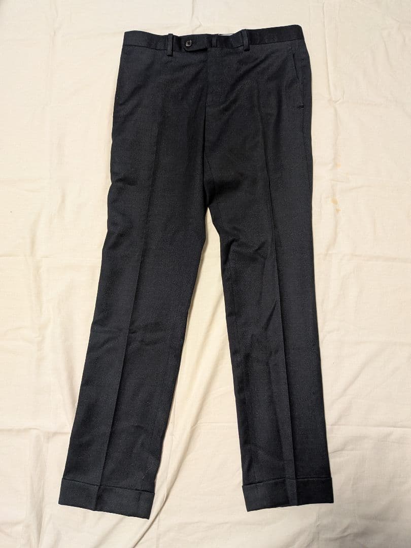 未使用級✨ 上質素材 REDA ビジネススーツ セットアップ L ネイビー