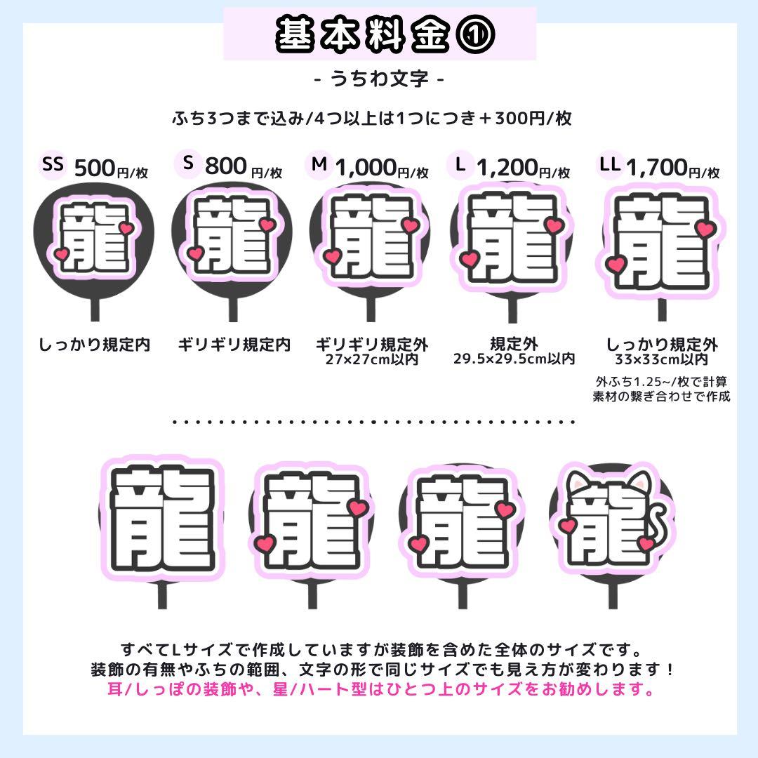 【2/10 りょうちま】♡♡様 うちわ文字オーダー うちわ屋さん 文字パネル