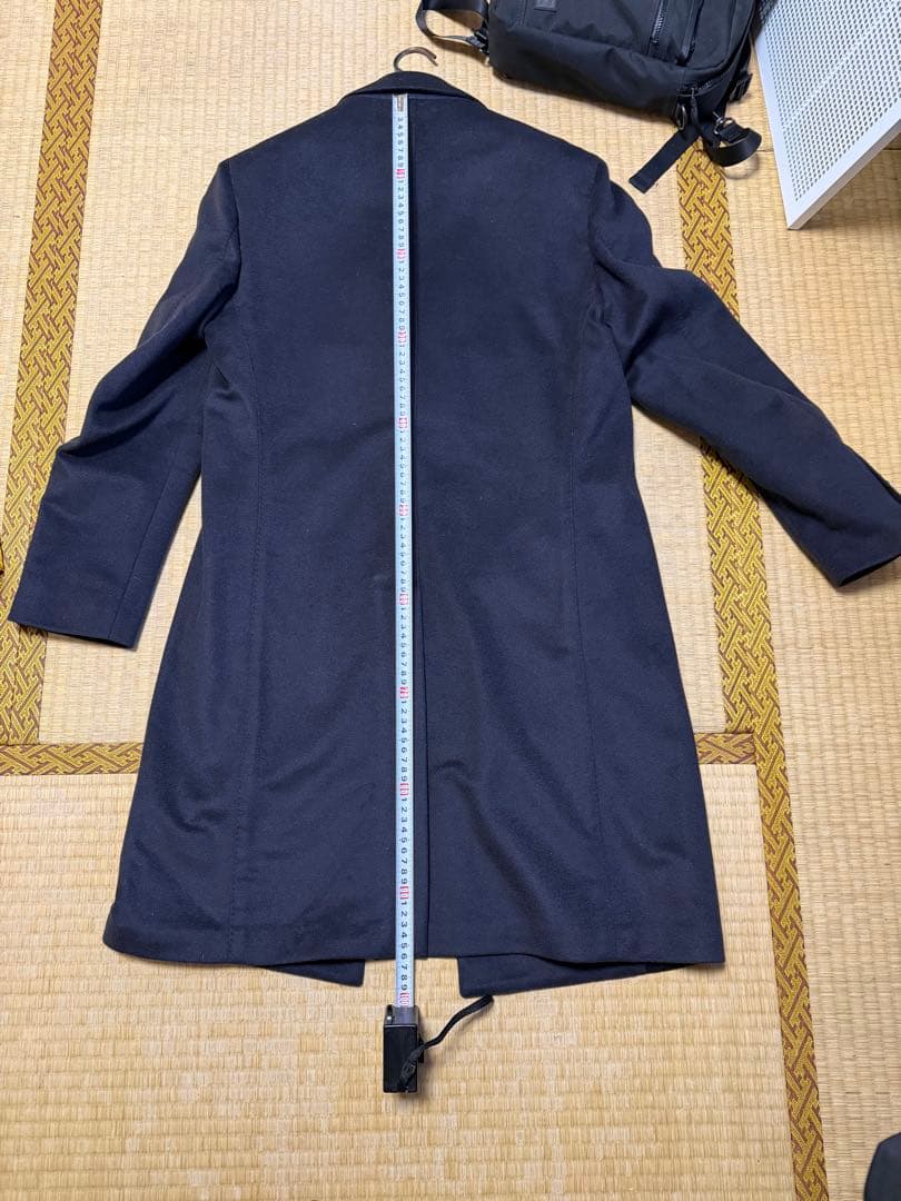 ラルディーニ　カシミアチェスターコート　ネイビー　48