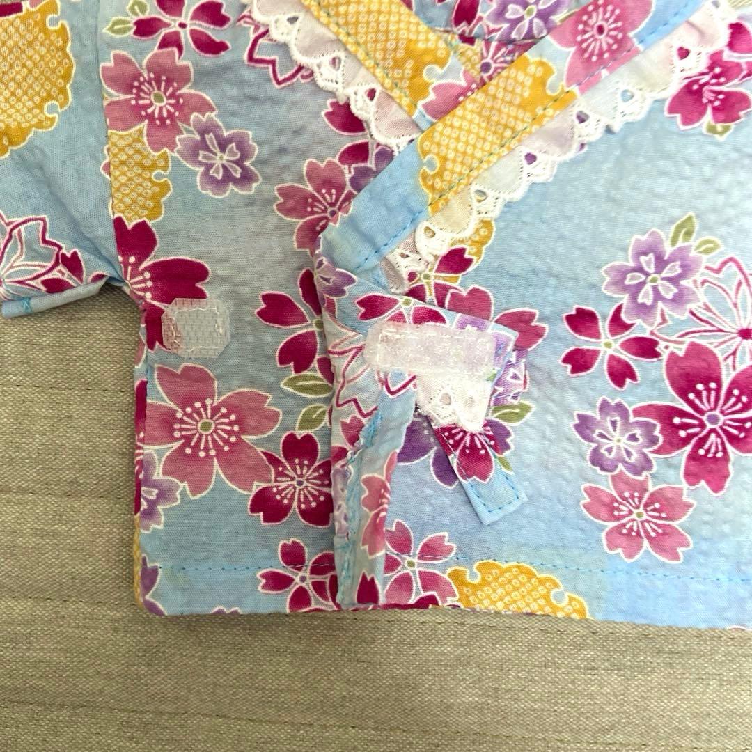 IKEAのクマの着せ替えお洋服　甚平　リボン　巾着