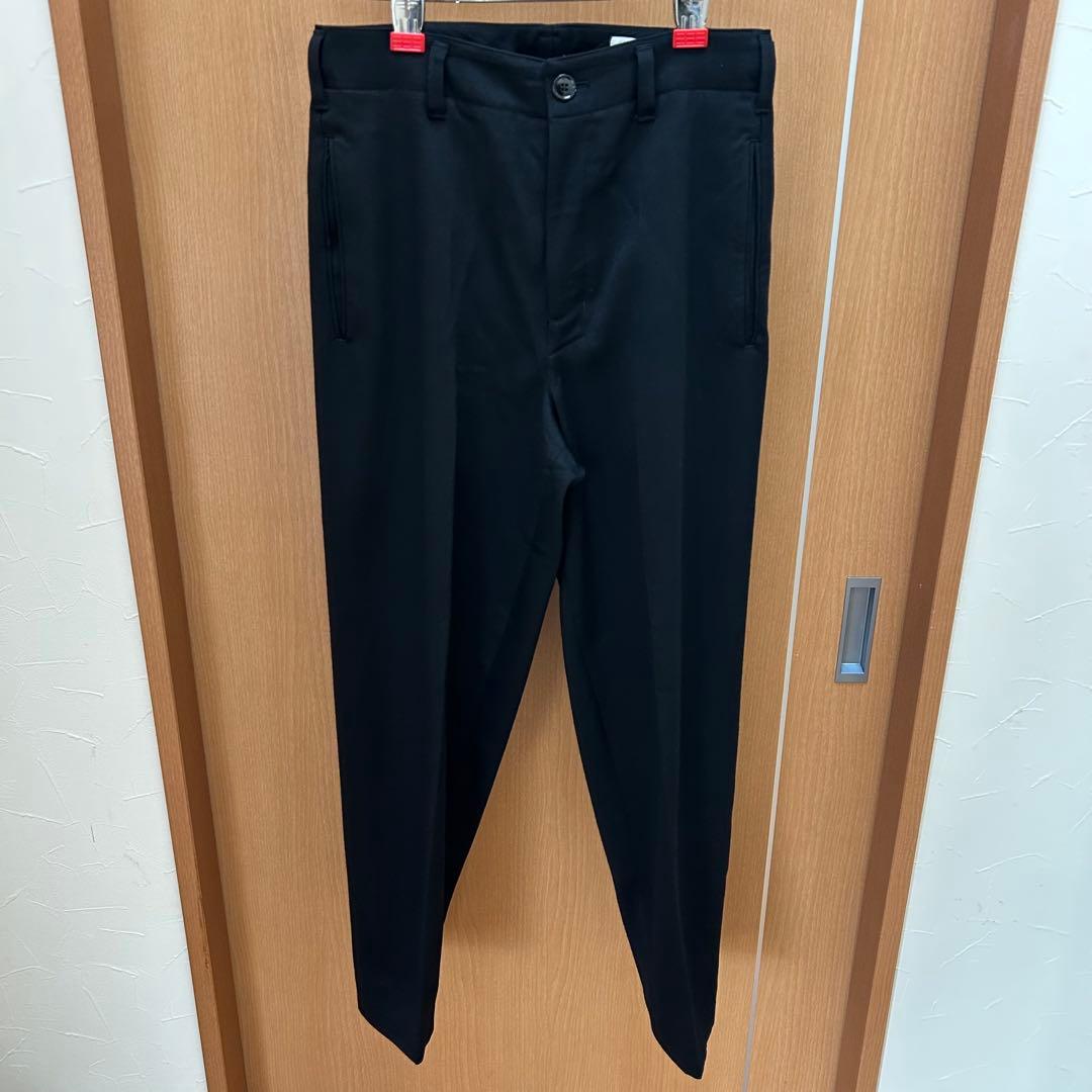 LEMAIRE サイドアジャスター ウール トラウザー 44 ブラック