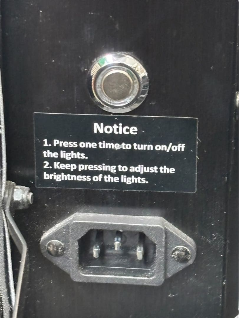 LEDライト、鏡付き、プロ用メイクボックス キャリーケースタイプ