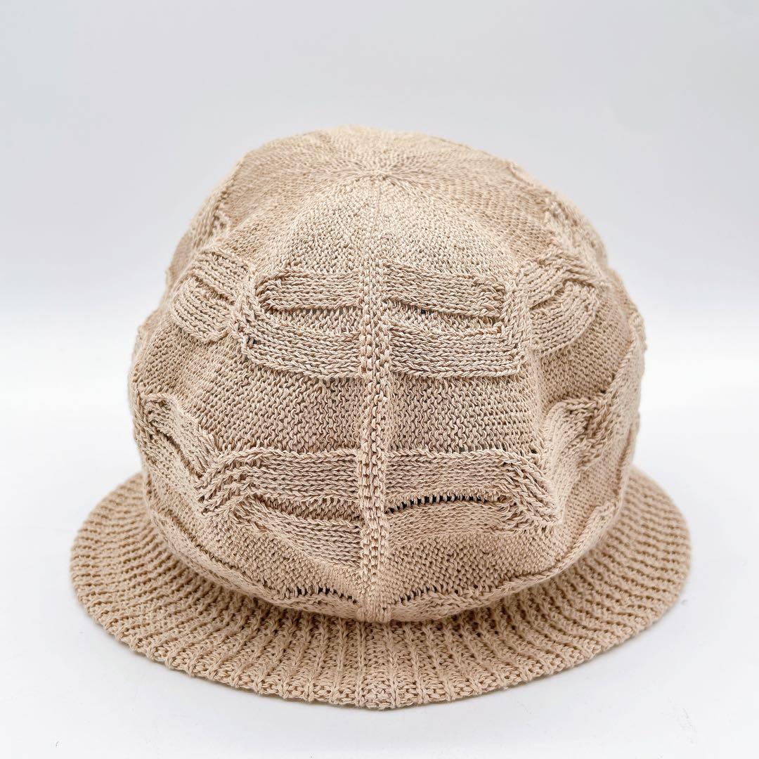 希少✨【ヴィヴィアンウエストウッド 】キャスケット ベージュハットロゴプレート