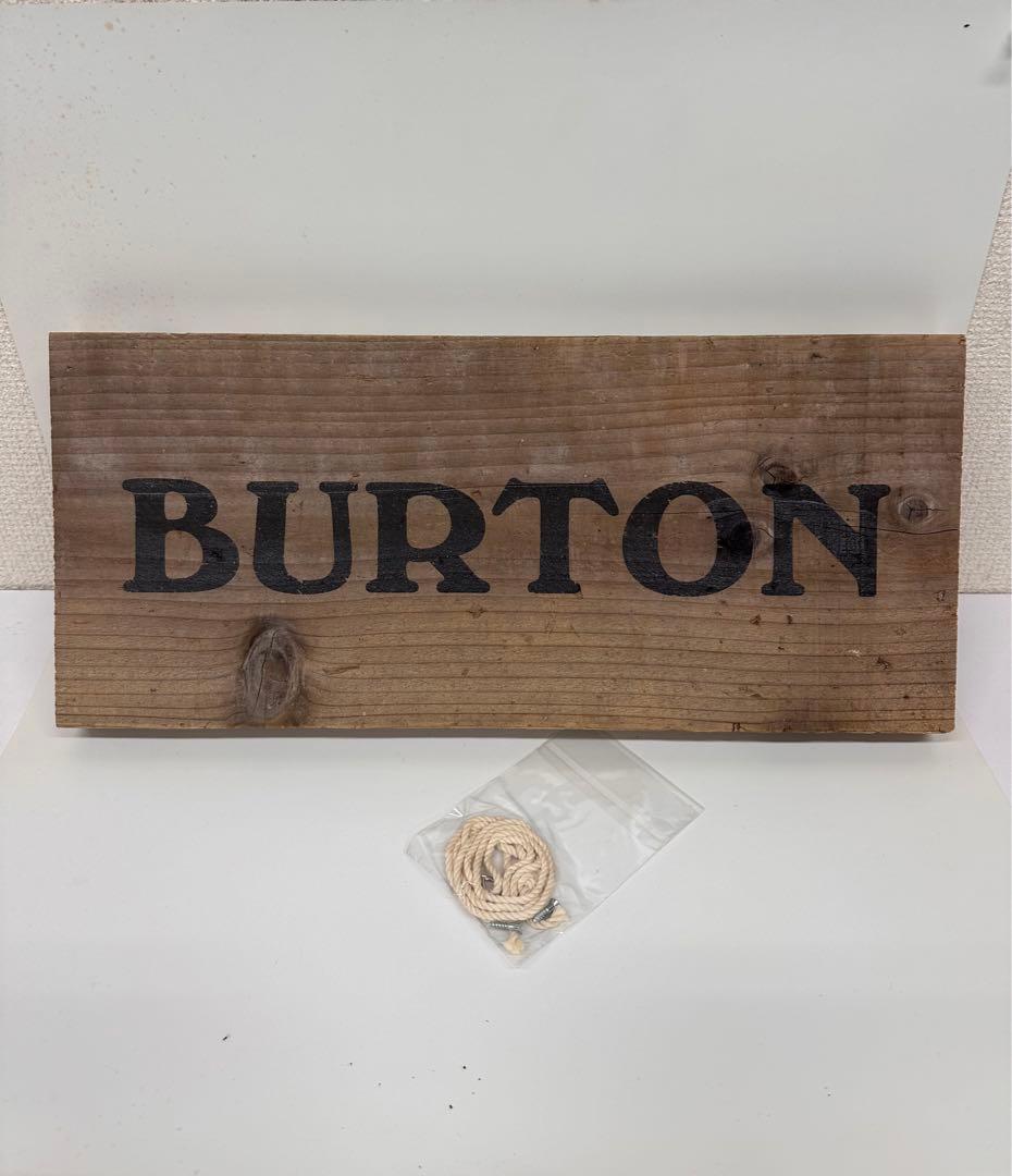 非売品 BURTON バートン スノーボード ウッドサイン 45cm×20cm