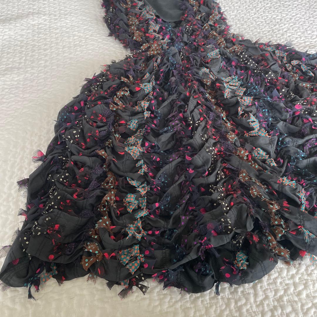 専用　ネネット　ズッカ　ドレス　ワンピース　リボン　ブラック　結婚式　卒業式