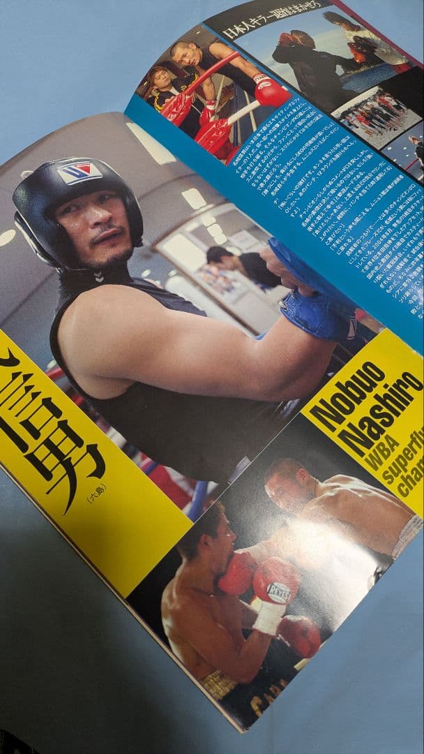ボクシング パンフレット 長谷川穂積バレロ名城 Boxing Program