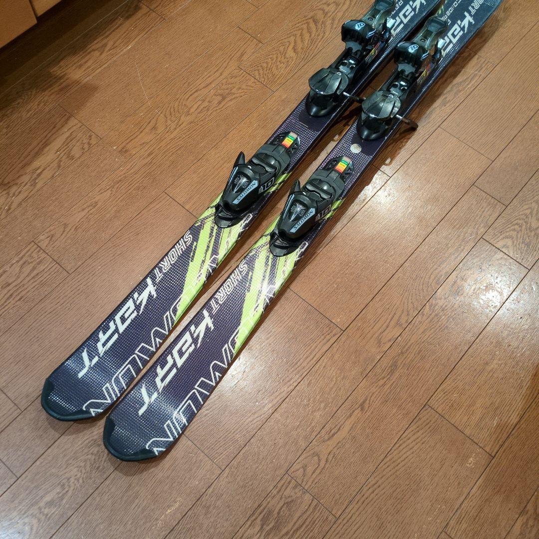 SALOMON SHORT KART 125cm ミッドスキー ②