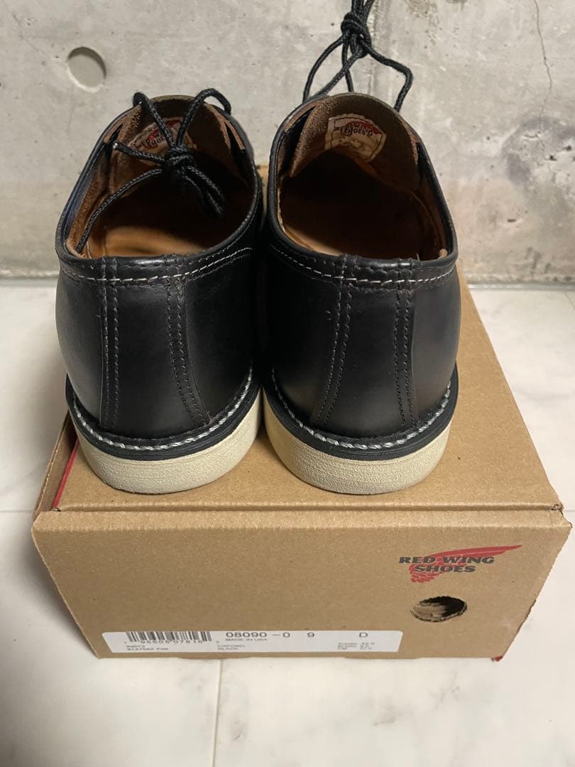 G*!様 【美品】レッドウイング8090 黒オックスフォード 27cm 箱付