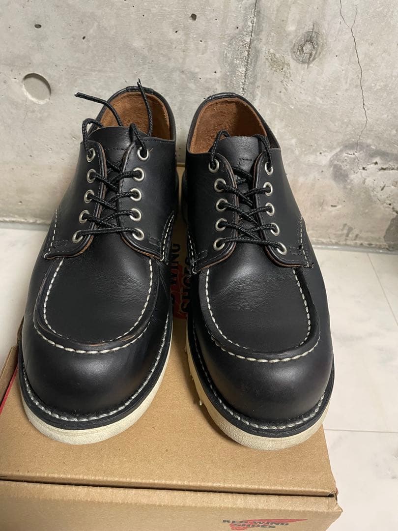 G*!様 【美品】レッドウイング8090 黒オックスフォード 27cm 箱付