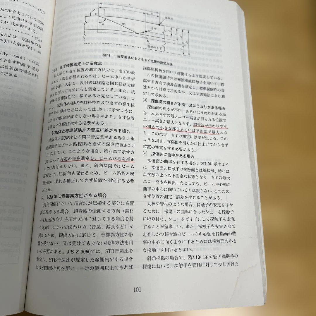 超音波探傷試験問題集等　４冊セット