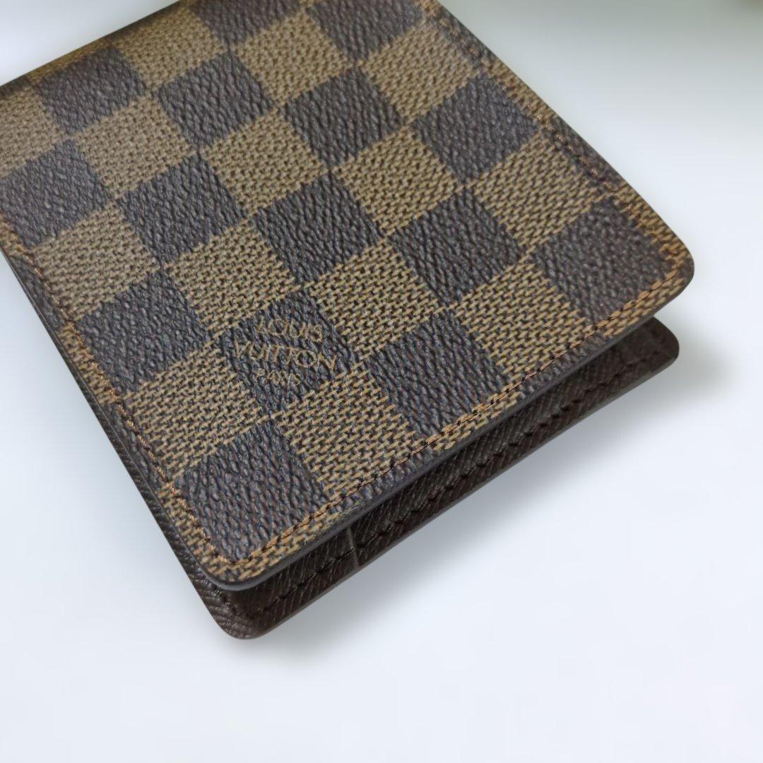 新品未使用 ルイヴィトン ダミエ N60895 二つ折り財布 箱・保存袋付き