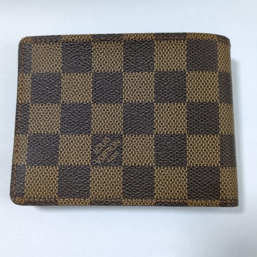 新品未使用 ルイヴィトン ダミエ N60895 二つ折り財布 箱・保存袋付き