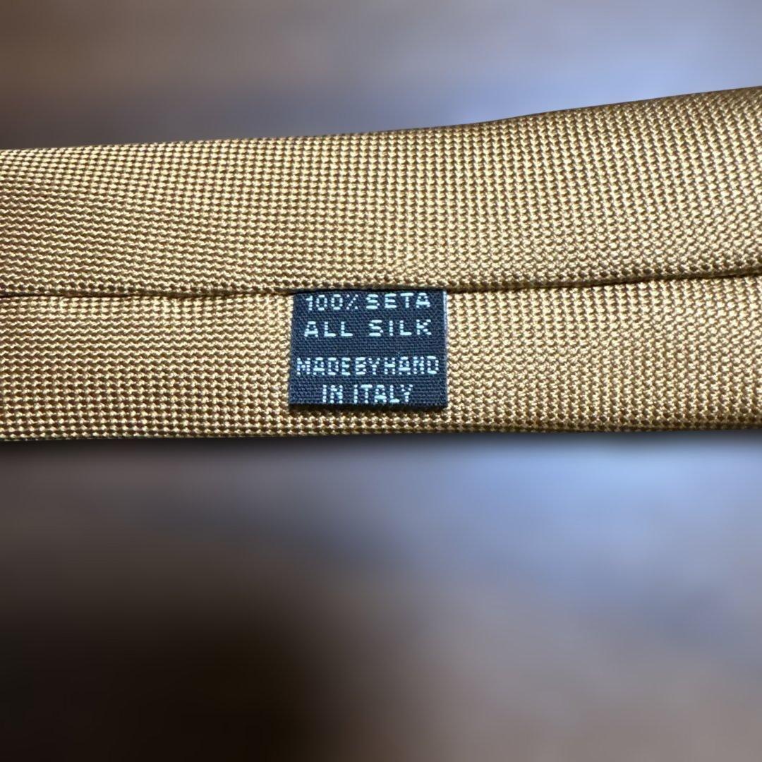 E. Marinella ゴールド ネクタイ