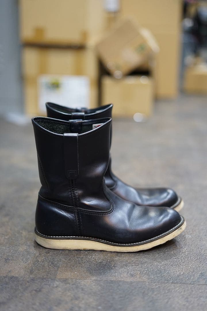 RED WING 8169 ペコスブーツ 黒 9E (27cm) レッドウィング