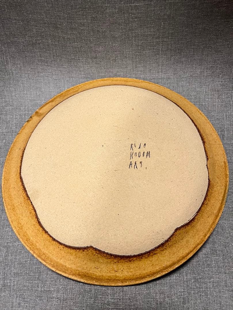 小泊 良さん 平皿 約23cm