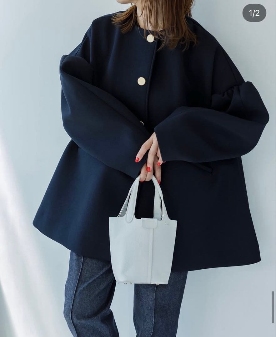 アリン:Listen bonding coat 黒　極美品