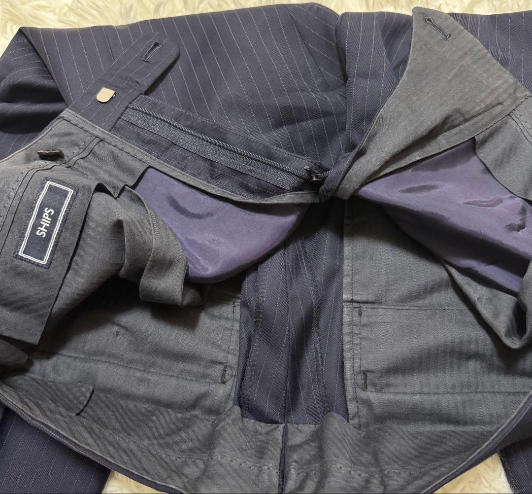 SHIPS スーツセットアップ　イタリア製高級生地　ロロピアーナSuper130