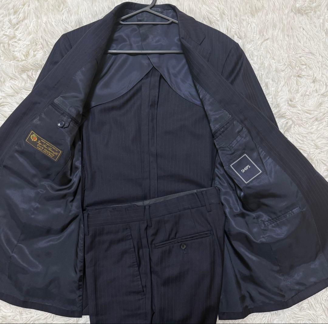 SHIPS スーツセットアップ　イタリア製高級生地　ロロピアーナSuper130