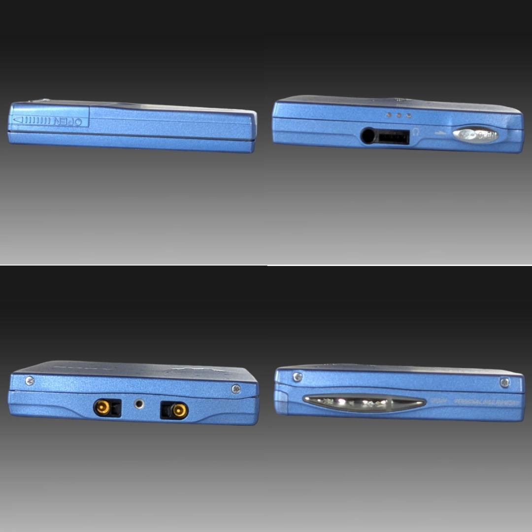 【稼働品】ソニーMDウォークマン2台 充電器・充電池付 カセット多数付 SONY