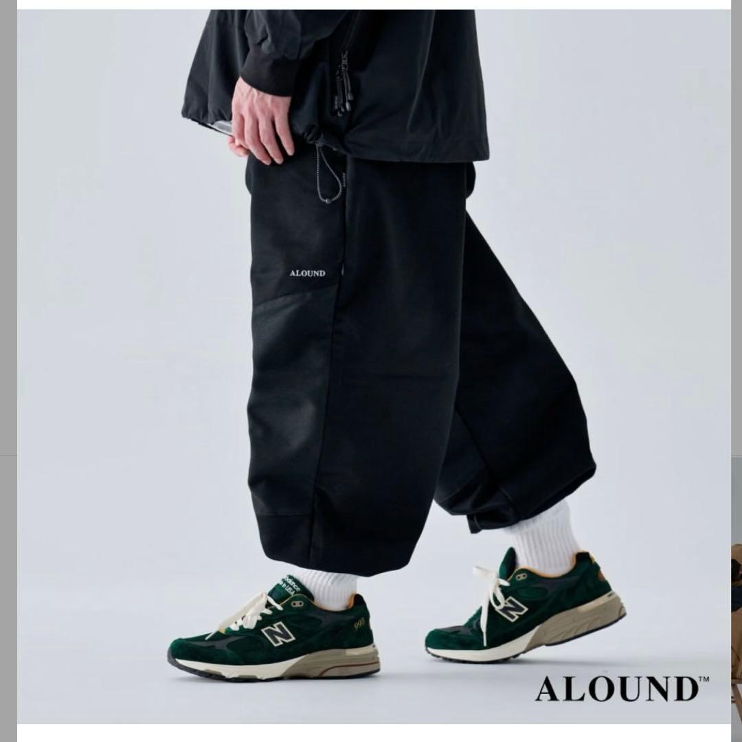 ALOUND VENTILATION WORK PANTS 黒 XL 新品