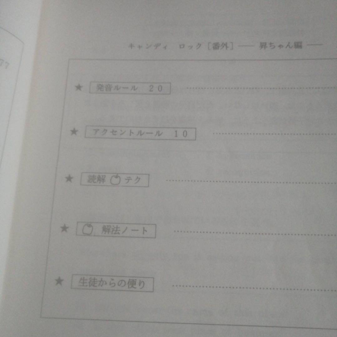 【入手困難・圧巻付録】代ゼミテキスト　西谷昇二　キャンディロック冬期直前講習会