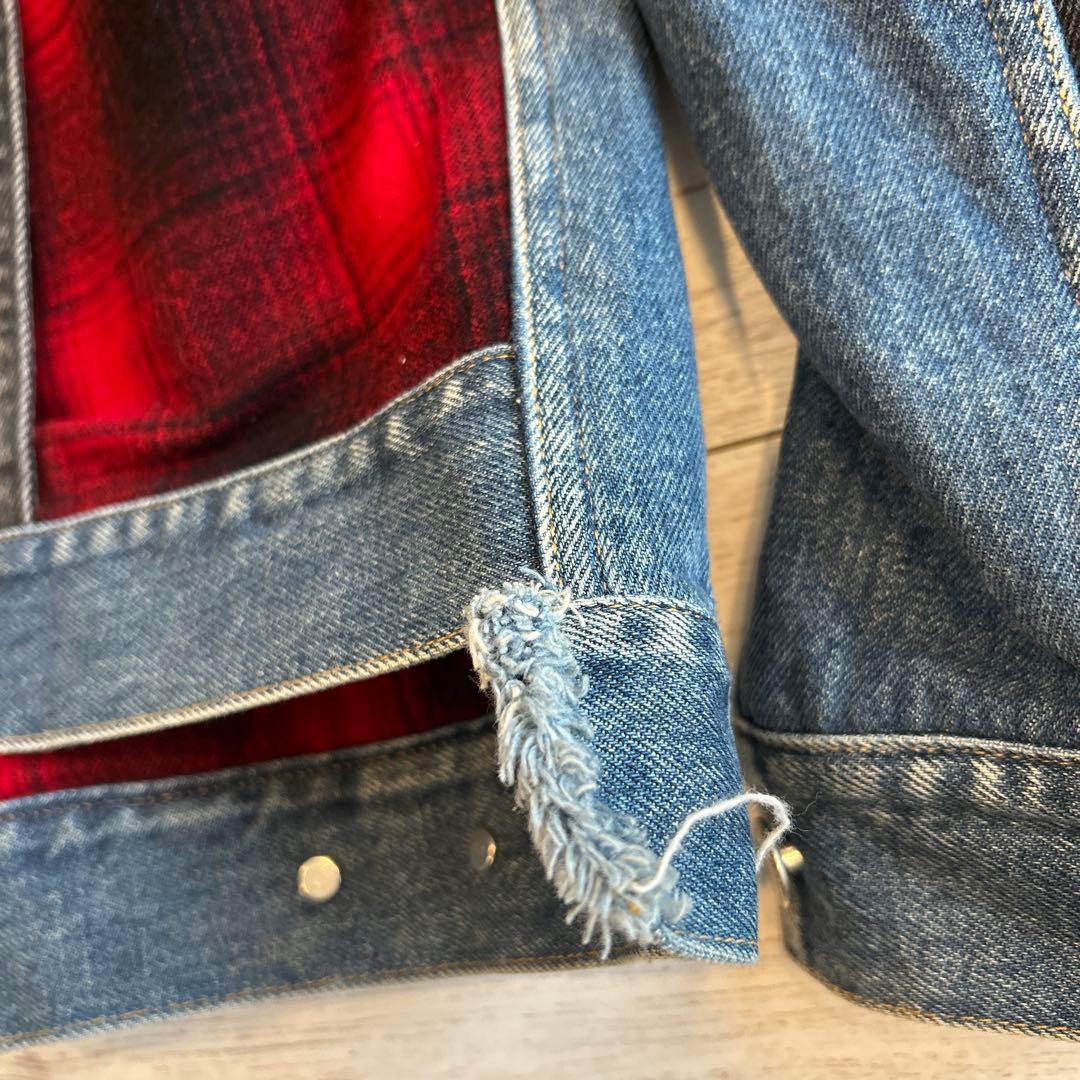 ジョンローレンスサリバン　セットアップ　デニム　ジャケット　コンビネーション