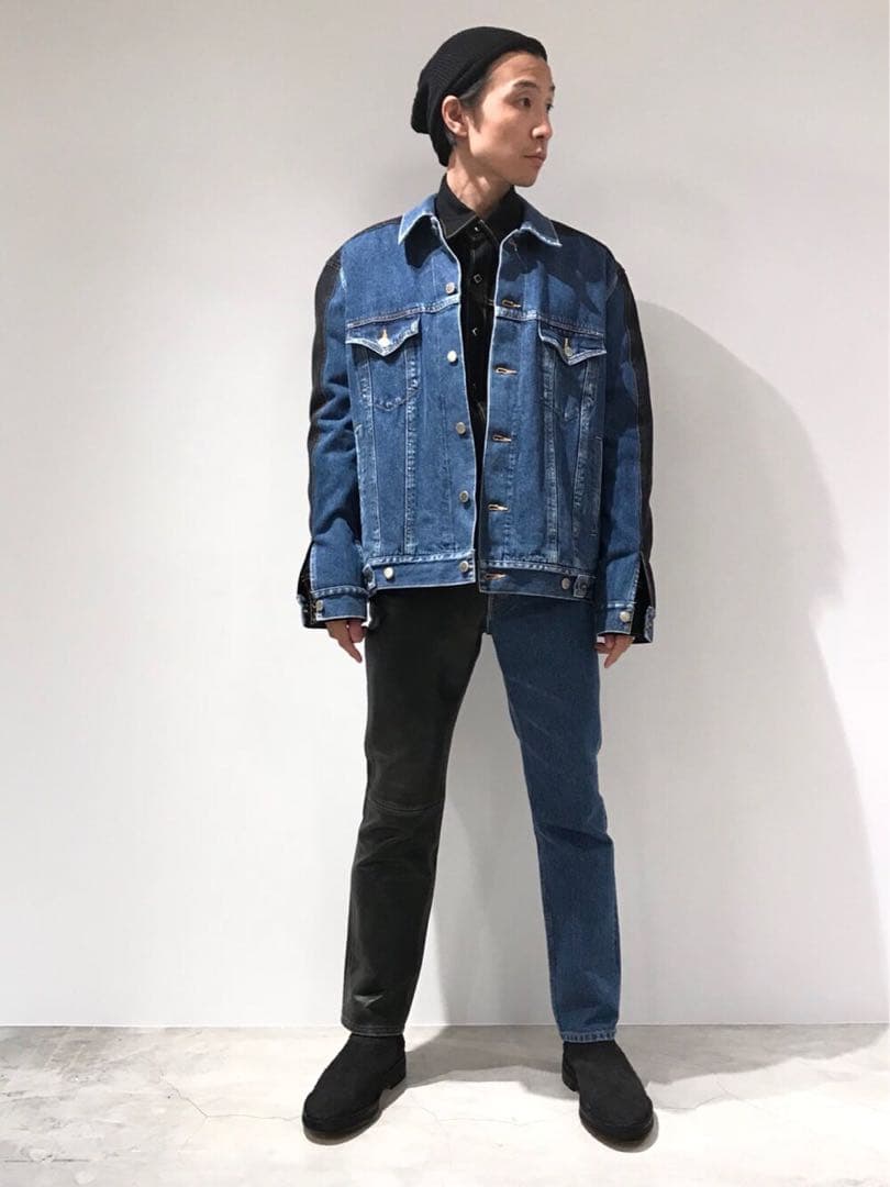 ジョンローレンスサリバン　セットアップ　デニム　ジャケット　コンビネーション