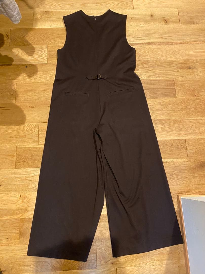 北欧暮らしの道具店 ポンチ素材のオールインワン L ブラウン