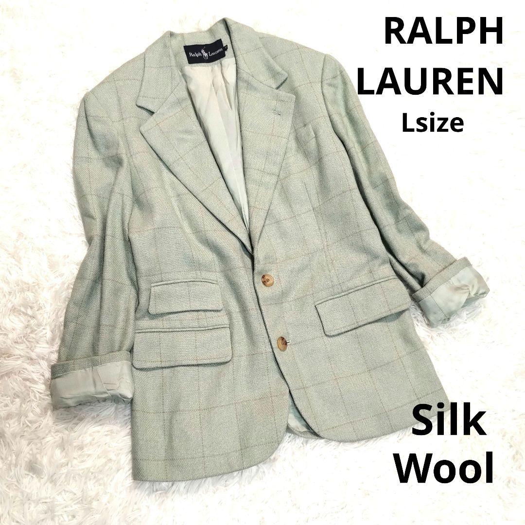 ★ムーミンママ様★Ralph Lauren シルク ウール チェック