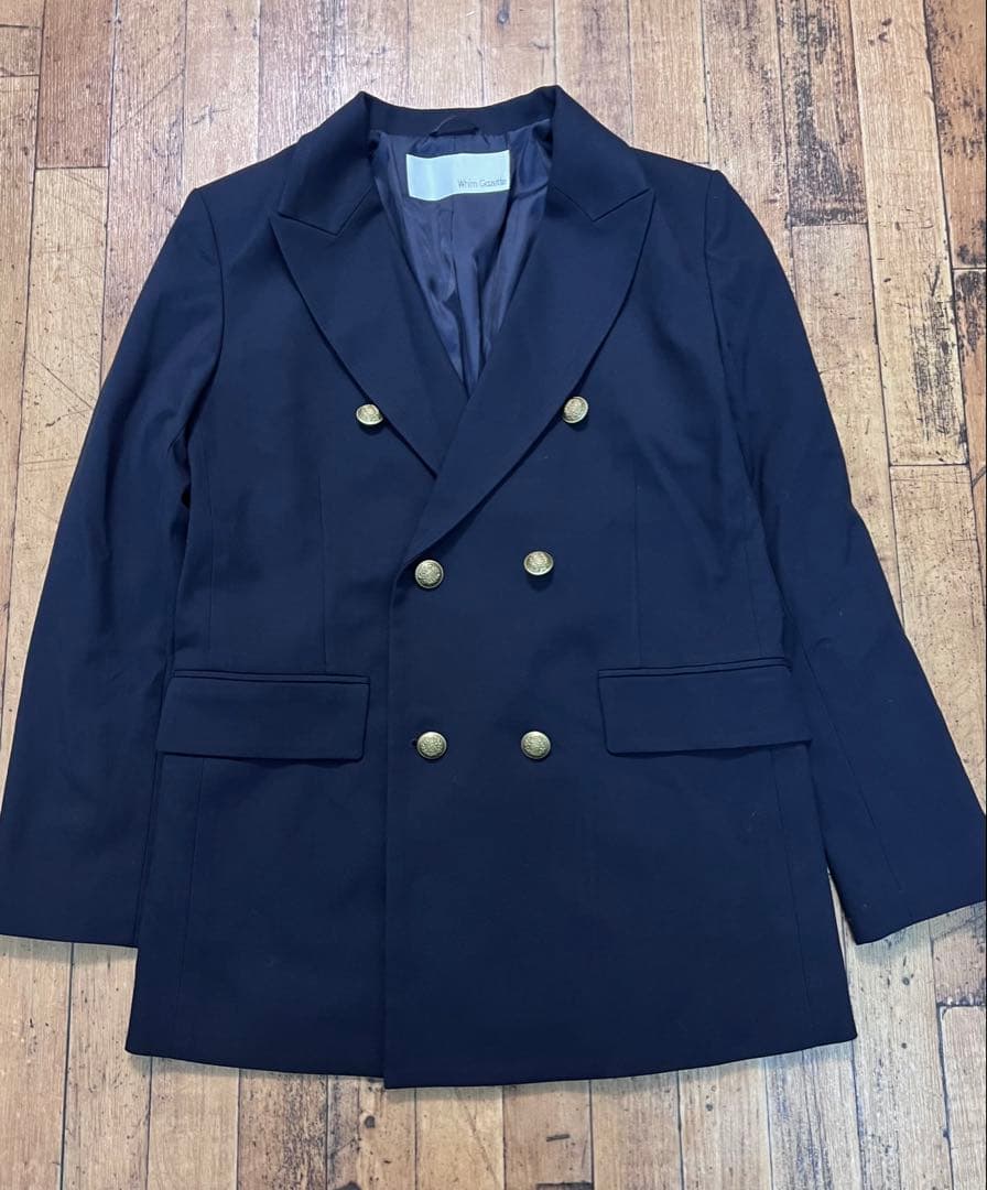 専用【定番美品】ウィムガゼット★ダブルジャケット ネイビー